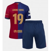 Barcelona Lamine Yamal #19 Domaci Dres za djecu 2024-25 Kratak Rukav (+ Kratke hlače)